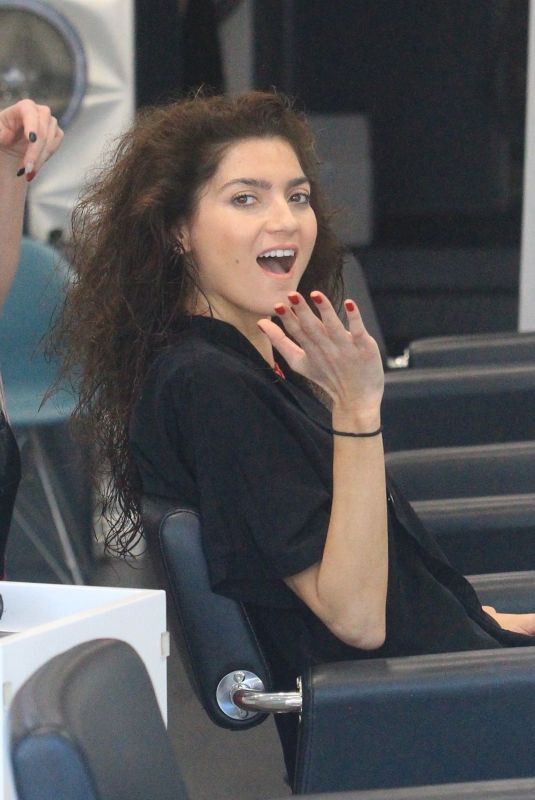BLANCA BLANCO at a Hair Salon in Beverly HIlls 11/08/2019