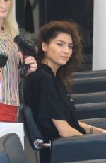 BLANCA BLANCO at a Hair Salon in Beverly HIlls 11/08/2019