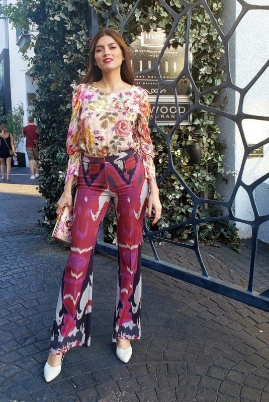 BLANCA BLANCO at a Photoshoot at London Hotel in West Hollywood 11/09/2019