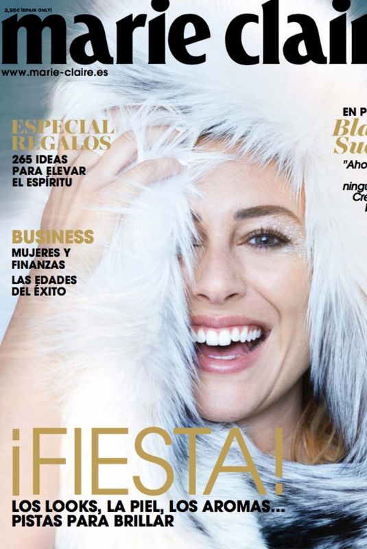 BLANCA SUAREZ in Marie Claire Magazine, Spain December 2019