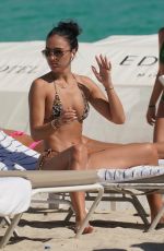 BREANA TIESI in Bikini at a Beach in Miami 11/02/2019