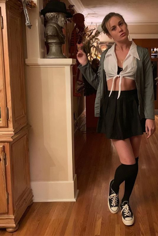 BRIE LARSON as Britney Spears for Halloween – Instagram Photos 10/31/2019