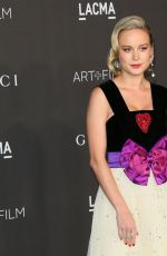BRIE LARSON at 2019 Lacma Art + Film Gala Presented by Gucci in Los Angeles 11/02/2019