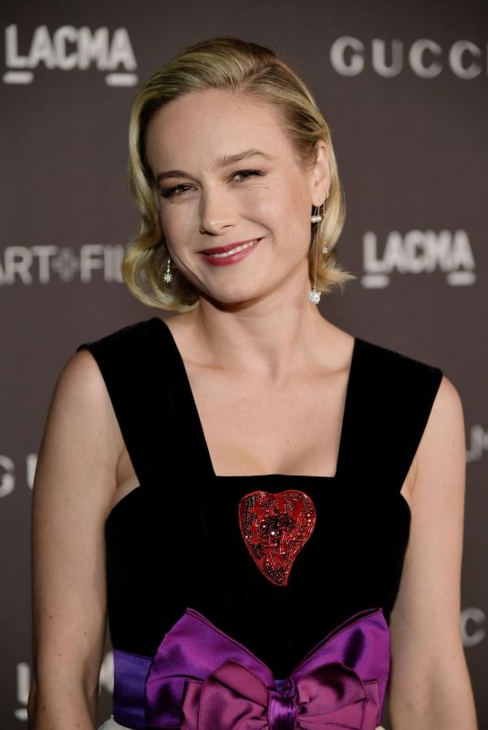 BRIE LARSON at 2019 Lacma Art + Film Gala Presented by Gucci in Los Angeles 11/02/2019