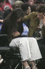 CAMILA CABELLO and Shawn Mendes at L A Clippers vs Toronto Raptors Game in Los Angeles 11/11/2019