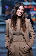 CAMILA MORRONE on the Set of Extra at The Levi