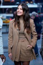 CAMILA MORRONE on the Set of Extra at The Levi