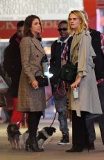CARA DELEVINGNE and ASHLEY BENSON Take a Break of Broadway Show in New York 11/21/2019