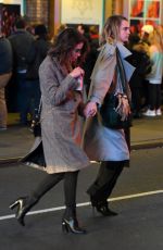 CARA DELEVINGNE and ASHLEY BENSON Take a Break of Broadway Show in New York 11/21/2019