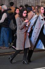CARA DELEVINGNE and ASHLEY BENSON Take a Break of Broadway Show in New York 11/21/2019