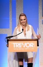 CARA DELEVINGNE at 2019 Trevorlive Los Angeles Gala 11/17/2019