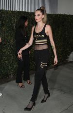 CARA DELEVINGNE at Puma x Balmain Launch Event in Los Angeles 11/21/2019