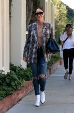 CARA SANTANA Out an About on Melrose Place in West Hollywood 11/04/2019
