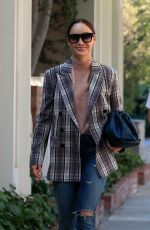 CARA SANTANA Out an About on Melrose Place in West Hollywood 11/04/2019