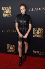 CARLY CHAIKIN at HFPA & THR Golden Globe Ambassador Party in West Hollywood 11/14/2019
