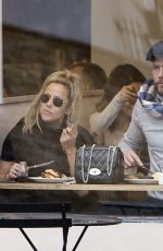 CAROLINE FLACK and Lewis Burton Out in London 11/28/2019