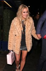 CAROLINE FLACK Leaves Her 40th Birthday Party in London 11/09/2019