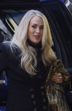 CARRIE UNDERWOOD Arrives at Good Morning America in New York 11/08/2019