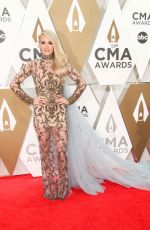 CARRIE UNDERWOOD at 2019 CMA Awards in Nashville 11/13/2019