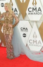 CARRIE UNDERWOOD at 2019 CMA Awards in Nashville 11/13/2019