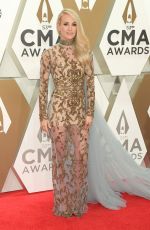 CARRIE UNDERWOOD at 2019 CMA Awards in Nashville 11/13/2019