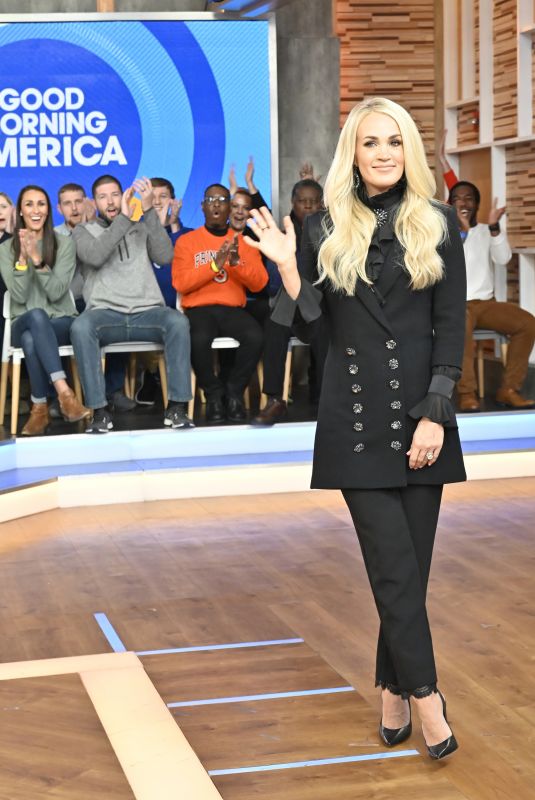 CARRIE UNDERWOOD at Good Morning America 11/11/2019