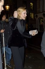 CATE BLANCHETT Leaves Fayre of St. James Christmas Carol Concert in London 11/26/2019