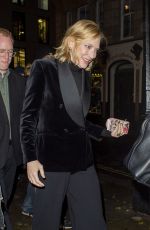 CATE BLANCHETT Leaves Fayre of St. James Christmas Carol Concert in London 11/26/2019