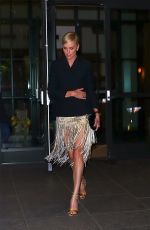 CHARLIZE THERON Heading to an Event in New York 11/12/2019