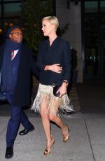 CHARLIZE THERON Heading to an Event in New York 11/12/2019