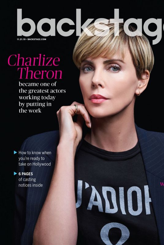 CHARLIZE THERON in Backstage Magazine, November 2019