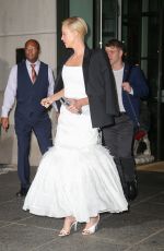 CHARLIZE THERON Leaves Crosby Hotel in New York 11/11/2019