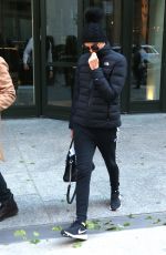 CHARLIZE THERON Leaves Her Hotel in New York 11/13/2019