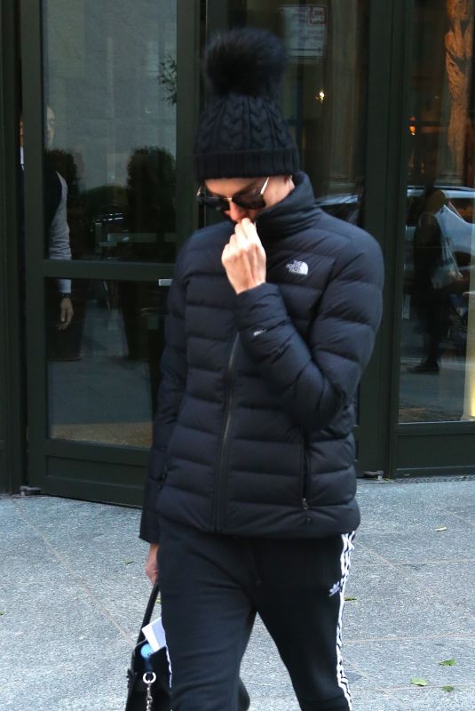 CHARLIZE THERON Leaves Her Hotel in New York 11/13/2019