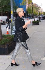 CHARLIZE THERON Out and About in New York 11/12/2019