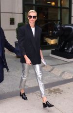 CHARLIZE THERON Out and About in New York 11/12/2019