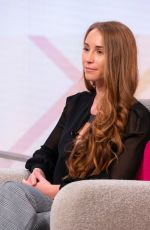 CHARLOTTE BOSTOCK at Lorraine Show in London 11/22/2019