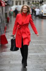 CHARLOTTE HAWKINS Arrives at Global Offices in London 11/28/2019
