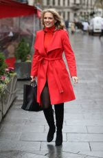 CHARLOTTE HAWKINS Arrives at Global Offices in London 11/28/2019