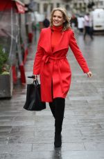 CHARLOTTE HAWKINS Arrives at Global Offices in London 11/28/2019