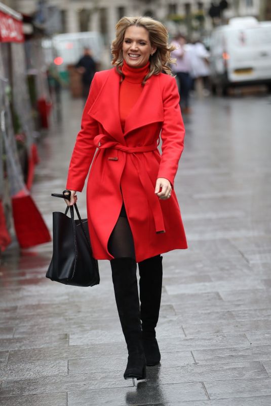 CHARLOTTE HAWKINS Arrives at Global Offices in London 11/28/2019