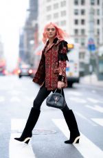 CHARLOTTE LAWRENCE Arrives at AOL Build in New York 11/18/2019