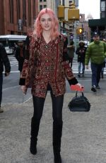 CHARLOTTE LAWRENCE Arrives at AOL Build in New York 11/18/2019