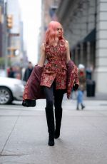 CHARLOTTE LAWRENCE Arrives at AOL Build in New York 11/18/2019