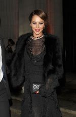 CHERYL COLE Leaves Freemasons Hall in Covent Garden 11/27/2019