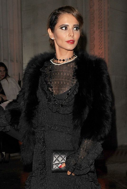 CHERYL COLE Leaves Freemasons Hall in Covent Garden 11/27/2019