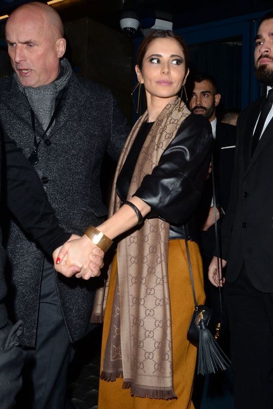CHERYL COLE Leaves Kimberley Walsh’s Birthday Party in London 11/22/2019