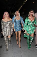 CHLOE, DEMI and FRANKIE SIMS at Bootsy Bellows in Los Angeles 11/13/2019