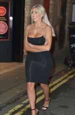 CHLOE FERRY on the Set of Geordie Shore, Series 21 in Newcastle 10/29/2019