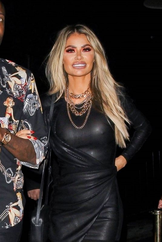 CHLOE SIMS at Poppy Nightclub in West Hollywood 11/14/2019